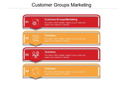 Customer groups marketing ppt powerpoint presentation ideas objects cpb