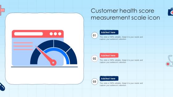 Customer Health Score Measurement Scale Icon