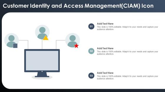 Customer Identity And Access Management CIAM Icon
