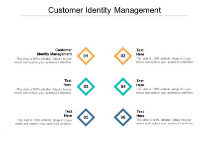 Customer identity management ppt powerpoint presentation show styles cpb