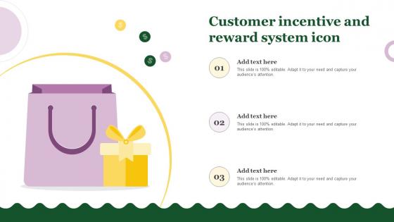 Customer Incentive And Reward System Icon