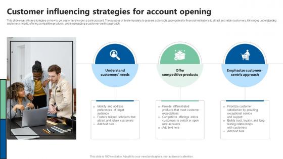 Customer Influencing Strategies For Account Opening