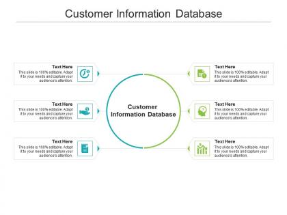 Customer information database ppt powerpoint presentation inspiration tips cpb
