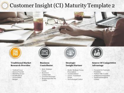 Customer insight ci maturity strategic insight partner