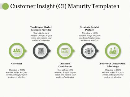 Customer insight ci maturity traditional market research provider