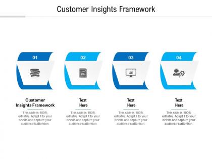 Customer insights framework ppt powerpoint presentation infographic template slide download cpb