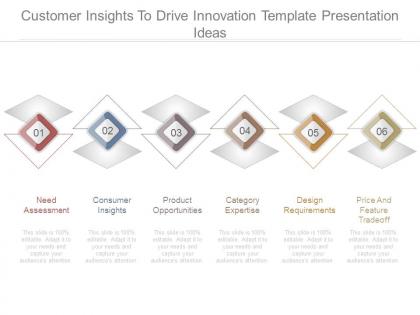 Customer insights to drive innovation template presentation ideas