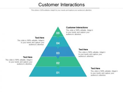 Customer interactions ppt powerpoint presentation deck cpb