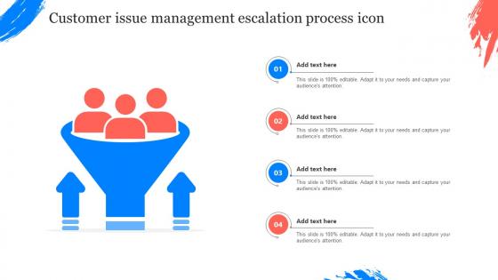 Customer Issue Management Escalation Process Icon