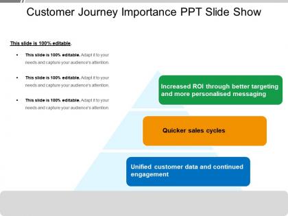 Customer journey importance ppt slide show
