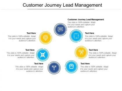 Customer journey lead management ppt powerpoint presentation inspiration cpb