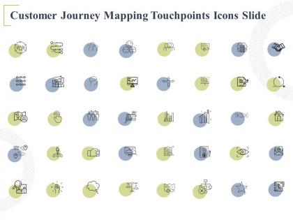 Customer journey mapping touchpoints icons slide process a712 ppt powerpoint presentation