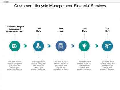 Customer lifecycle management financial services ppt powerpoint presentation outline slide download cpb
