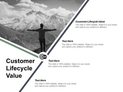 Customer lifecycle value ppt powerpoint presentation infographic template visuals cpb