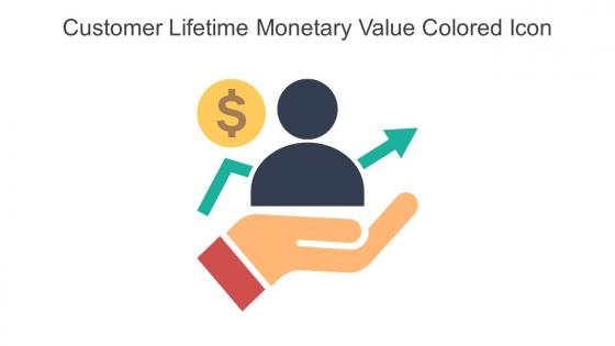 Customer Lifetime Monetary Value Colored Icon In Powerpoint Pptx Png And Editable Eps Format
