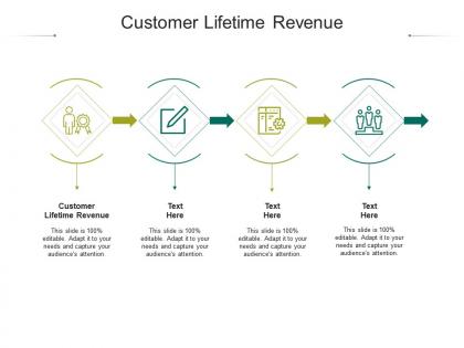 Customer lifetime revenue ppt powerpoint presentation show master slide cpb