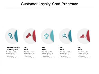Customer loyalty card programs ppt powerpoint presentation summary templates cpb