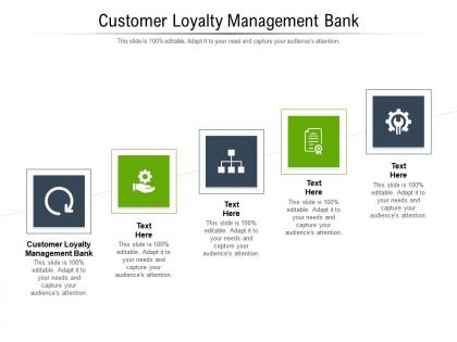 Customer loyalty management bank ppt powerpoint presentation inspiration cpb