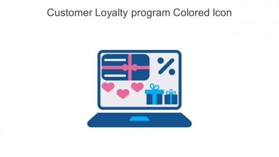 Customer Loyalty Program Colored Icon In Powerpoint Pptx Png And Editable Eps Format