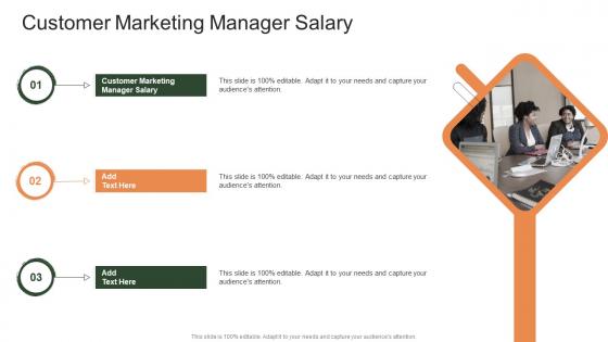 Customer Marketing Manager Salary In Powerpoint And Google Slides Cpb
