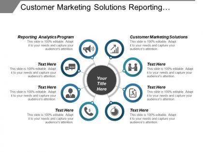 Customer marketing solutions reporting analytics program hire marketing cpb