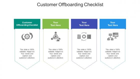 Customer offboarding checklist ppt powerpoint presentation styles outfit cpb