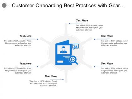 Customer onboarding best practices with gear glass and human image