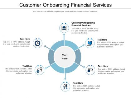 Customer onboarding financial services ppt powerpoint presentation layouts topics cpb