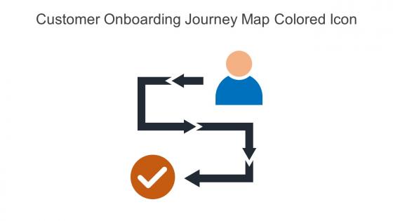 Customer Onboarding Journey Map Colored Icon In Powerpoint Pptx Png And Editable Eps Format