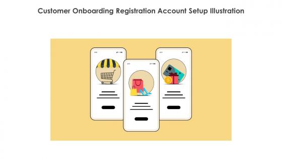 Customer Onboarding Registration Account Setup Illustration