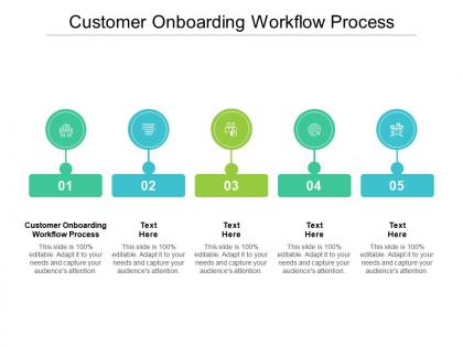 Customer onboarding workflow process ppt powerpoint presentation infographics slide cpb
