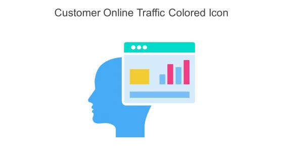 Customer Online Traffic Colored Icon In Powerpoint Pptx Png And Editable Eps Format