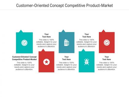 Customer oriented concept competitive product market ppt powerpoint presentation show graphics download cpb