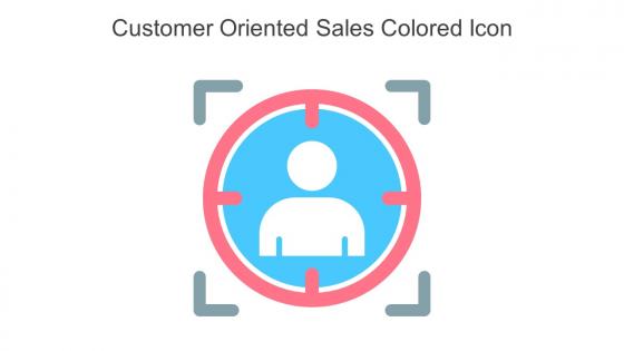 Customer Oriented Sales Colored Icon In Powerpoint Pptx Png And Editable Eps Format