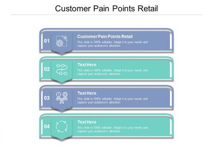 Customer pain points retail ppt powerpoint presentation pictures inspiration cpb