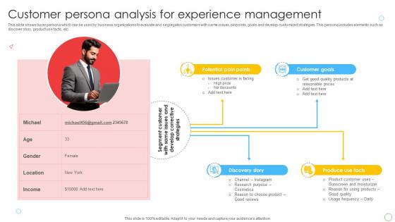 Customer Persona Analysis For Experience Management