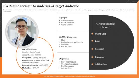 Customer Persona To Understand Target Sales And Marketing Alignment For Business Strategy SS V