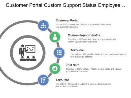 Customer portal custom support status employee timesheets invoice templates