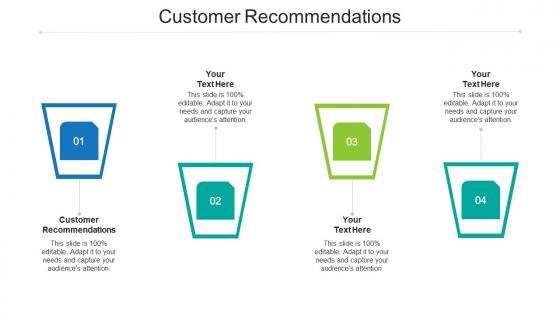 Customer recommendations ppt powerpoint presentation infographic template show cpb