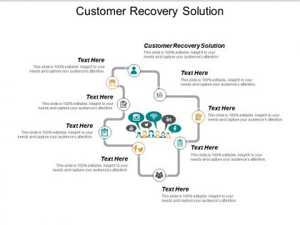 Customer recovery solution ppt powerpoint presentation gallery templates cpb