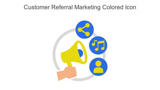 Customer Referral Marketing Colored Icon In Powerpoint Pptx Png And Editable Eps Format