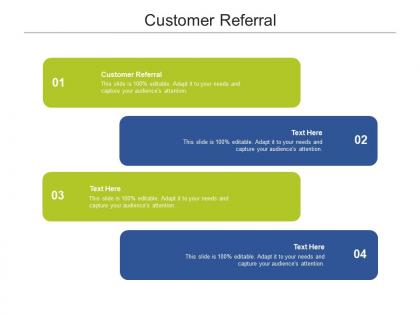 Customer referral ppt powerpoint presentation tips cpb