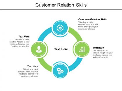 Customer relation skills ppt powerpoint presentation gallery aids cpb