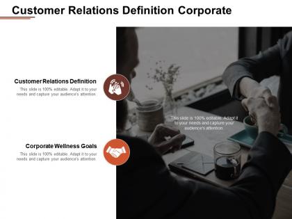 Customer relations definition corporate wellness goals strategy branding cpb