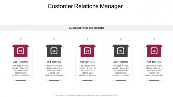 Customer Relations Manager In Powerpoint And Google Slides Cpb