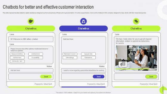 Customer Relationship Chatbots For Better And Effective Customer Interaction MKT SS V