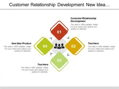 Customer relationship development new idea product task project