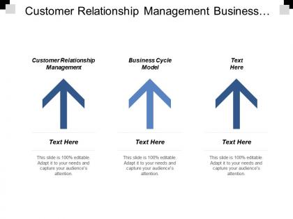 Customer relationship management business cycle model decentralized marketing cpb