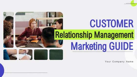 Customer Relationship Management Marketing Guide MKT CD V