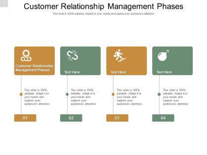 Customer relationship management phases ppt powerpoint presentation pictures cpb